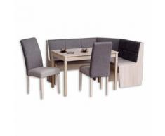 ROLLER Eckbankgruppe, Essgruppe Katrin - Sonoma Eiche - taupe-beige