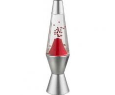 ROLLER LED-Lavalampe, Lavaleuchte Magma - rot-silber - 29,2 cm