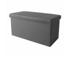ROLLER 2er-Sitzhocker, Sitzwürfel - dunkelgrau - mit Stauraum