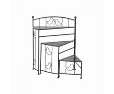 ROLLER Blumentreppe Birdy - granit-grau - Metall