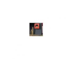 muenkel design square fire 75 Bio Wandkamin: Rot
