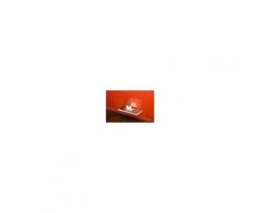 Radius Design Radius Wall Flame 2 Weiß: weiß - Edelstahl, Hochglanz