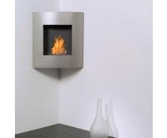 muenkel design aBlaze Ethanol Wandkamin: Edelstahl, mattiert