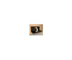 Radius Design Radius Wall Flame schwarz: mit Scheibe - Schwarz