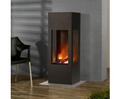 muenkel design prism fire Elektrokamin Opti-myst: Schwarzgrau - Ohne Heizung