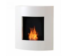 muenkel design aBlaze Ethanol Wandkamin: Reinweiß