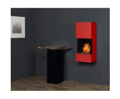 muenkel design wall flip Bio-Ethanol Wandkamin: Feuerrot