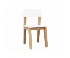 BOPITA Ivar Kinderstuhl Weiß/Natur 12100103