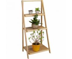 relaxdays Blumentreppe innen Bambus