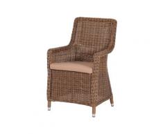 BUKATCHI Polyrattan-Sessel Pesaro inkl. Sitzpolster - Banana
