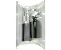 Fantasia Taschenzerstäuber schwarz 4 ml mit Trichter silber in Geschenkpackung