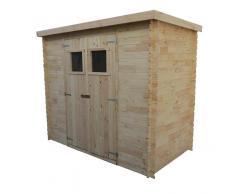Steiner Shopping (TI) Gerätehaus Pöchlarn - 1,30 x 2,35 Meter aus 19mm Blockbohlen
