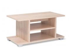 Easy Möbel (MA) Jugendzimmer - Couchtisch Gabriel 05, Farbe: Eiche Braun - 100 x 50 x 50 cm (B x