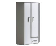 Easy Möbel (DM) Jugendzimmer - Drehtürenschrank / Kleiderschrank Oskar 02, Farbe: Anthrazit / W