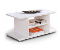 Easy Möbel (MA) Jugendzimmer - Couchtisch Gabriel 05, Farbe: Weiß - 100 x 50 x 50 cm (B x T x H