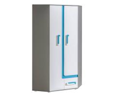 Easy Möbel (DM) Jugendzimmer - Drehtürenschrank / Kleiderschrank Oskar 02, Farbe: Anthrazit / W