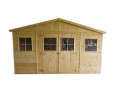 Steiner Shopping (TI) Gerätehaus München - 4,14 x 3,20 Meter aus 19mm Blockbohlen