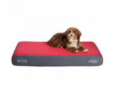 Scruffs Hundebett Armourdillo Orthopadic Rot, Maße: ca. 90 x 60 x 12 cm