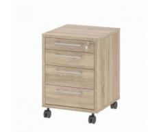 Rollcontainer mit Schloss Sonoma Eiche