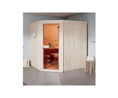 helo family sauna »kivi 1«, mit infrarot, 168/168/200 cm, 6-kw-ofen mit ext. steuerung