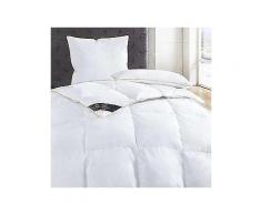set: daunenbettdecken + kopfkissen hanse by ribeco »lena«, normal, 90% daunen, 10% federn (+ 2 gratis-kissen)
