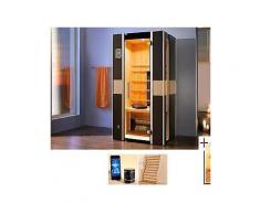 weka infrarotkabine »543 graphit«, 107/98,5/190 cm, 59 mm, für bis zu 2 personen