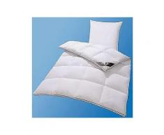 set: daunenbettdecken + kopfkissen hanse by ribeco »lea«, extrawarm, 90% daunen, 10% federn (+ 2 gratis-nackenrollen)