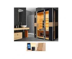 weka infrarotkabine »viborg«, 137/100/190 cm, 59 mm, für bis zu 2 personen
