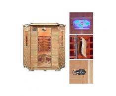 home deluxe infrarotkabine »redsun xxl«, 150/150/190 cm, 40 mm, für bis zu 4 personen
