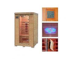 home deluxe infrarotkabine »redsun m«, 120/105/190 cm, 40 mm, für bis zu 2 personen