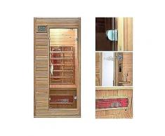 home deluxe infrarotkabine »redsun s«, 90/90/190 cm, 40 mm, für bis zu 1 personen