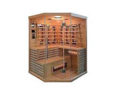 home deluxe infrarotkabine »sahara xxl«, b/t/h: 150/150/200 cm, für bis zu 4 personen