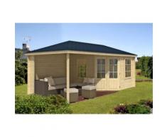 5-Eck Gartenhaus Modell Mosel-40