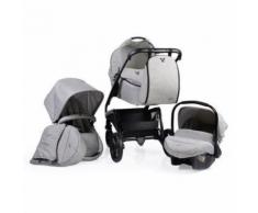 Kombikinderwagen S-line 3 in 1, Faltverdeck, Fußsack, Babyschale