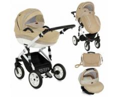 Lorelli Kombikinderwagen Mia 3 in 1 Luftreifen, Autositz, Babywanne, S