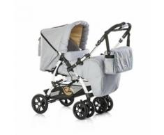 Chipolino Kombikinderwagen Dakota 2 in 1 mit Sonnendach, Fußsack