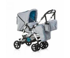 Chipolino Kombikinderwagen Dakota 2 in 1 mit Sonnendach, Fußsack