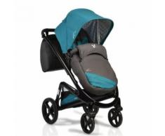 Kombikinderwagen S-line 3 in 1, Faltverdeck, Fußsack, Babyschale