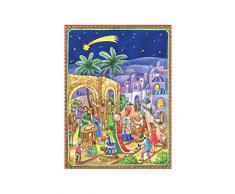 Alexander Taron Advent-Bethlehem ADV70121 Sellmer Adventskalender, 26,7 cm H x 36,8 cm B x 0,1 cm T, Braun