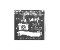 25 kleine Schiefertafel Hochzeit Instagram Hashtag Schilder, Vintage Kreide Tisch Top Tischkarte oder Foto Booth Oh Snap Schild, Zitate für Hochzeit, Hochzeit oder Decor