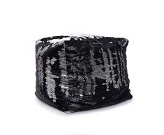 EUROCINSA Ref.18315 Sitzsack Magic-Touch, goldfarben, schwarz, 50 x 50 x 45 cm