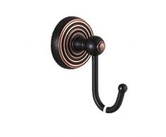 auswind schwarz massivem Messing Kleiderhaken Wand montiert Badezimmer Zubehör Vintage Single Aufhänger Reinigungstuch Haken