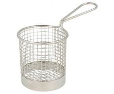 Garcia de Pou 6 Einheit rund Mini Fritteuse, Edelstahl, Silber, 8,5 x 30 x 9 cm