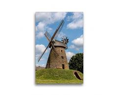 Premium Textil-Leinwand 30 x 45 cm Hoch-Format Greftmühle, Wallholländer, Windmühle, Nordhemmern | Wandbild, HD-Bild auf Keilrahmen, Fertigbild auf hochwertigem Vlies, Leinwanddruck von Barbara Boensch