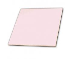 3dRose Bild der Farbe von Rosa Peach Fuzz Dekorative Fliesen, Keramik, transparent