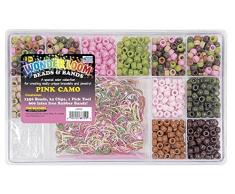 The Beadery Wonder Schmuckschatulle, Camouflage-Muster, Pink