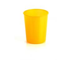 Kimmel Tasse Trinkbecher Becher bruchsicher stapelbar Mehrweg 250 ml, Kunststoff, Orange