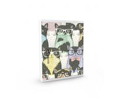 Alubox meiner Pinnwand mit 16 Haken für Schlüssel, Stahl, Weiß/Mehrfarbig, 5 x 24.5 x 31.5 cm