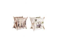 Desconocido Unbekannt B and B Zeitschriftenständer? 2 Verschiedene Knochenmuster