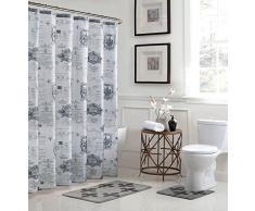 Bath Fusion Fleur de Lis Duschset für das Badezimmer, 15-teilig